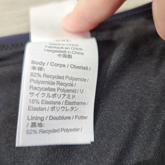 J. Crew Blue Ribbed High Rise Swim Bottom Style BE808 New With Tags Womens XXL - Picture 11 of 16